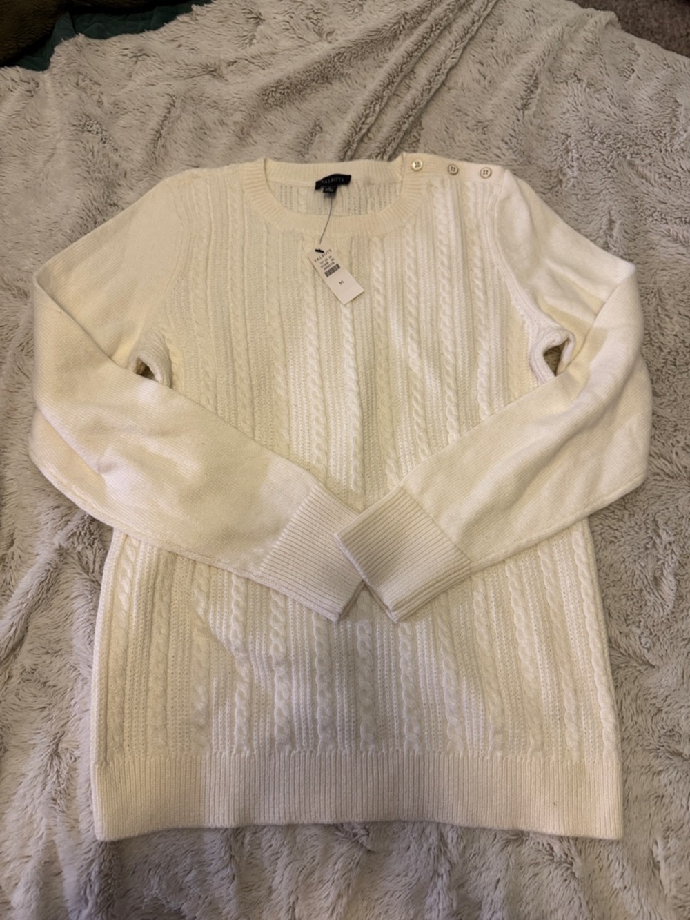 Talbots BNWT CABLE-KNIT SWEATER
